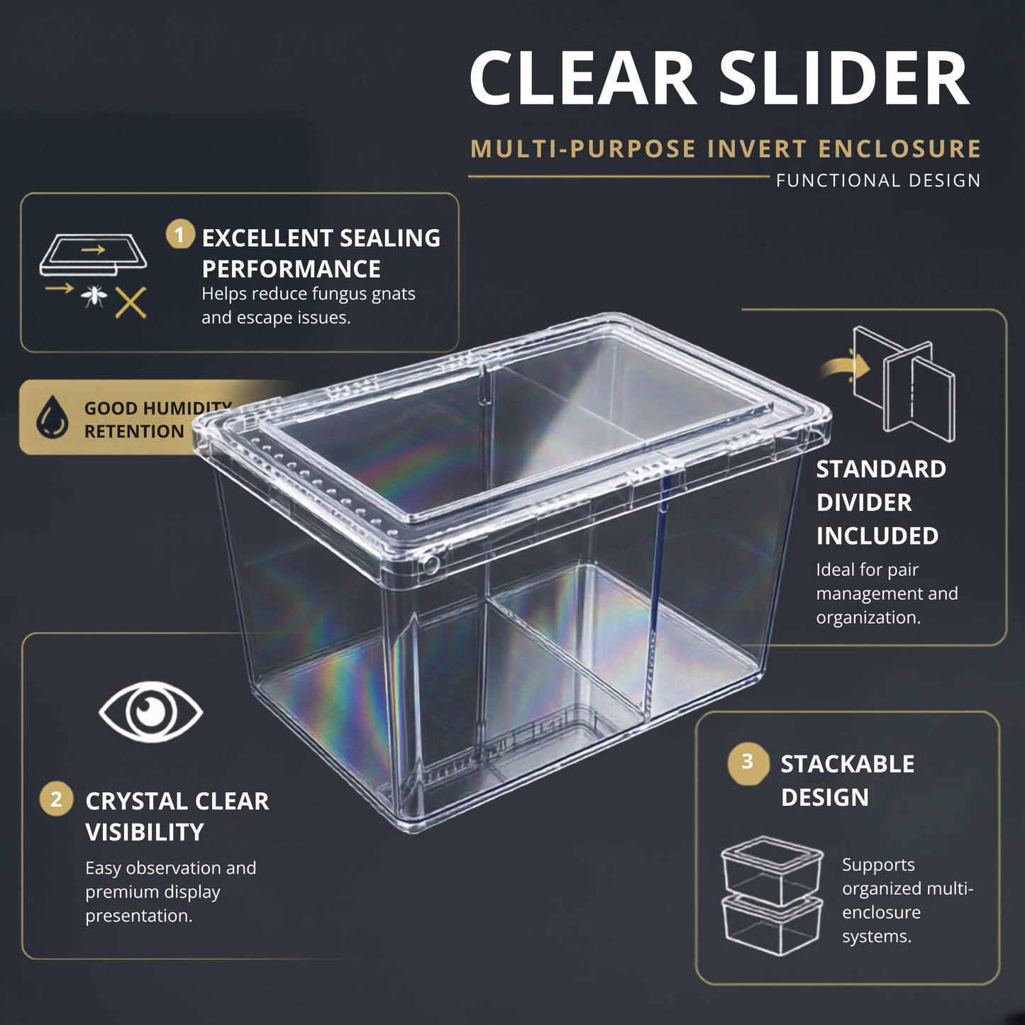 Premium Sliding Lid Enclosure